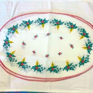 VINTAGE set of 4 holiday placemats